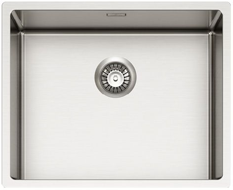 Фото товара: ALVEUS NOX 50 BRS, мойка, нержавеющая сталь брашированная (в комплекте с интегрированным сифоном)