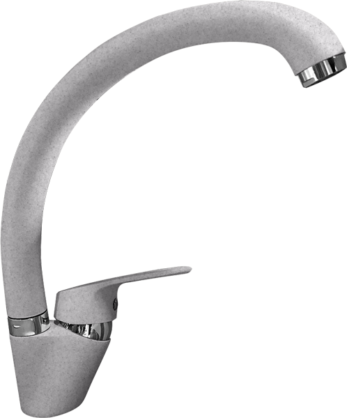 Фото товара: GranFest 3323, смеситель, мрамор, серый