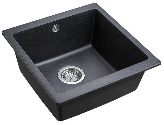 Emar EMQ-1455.P, мойка, гранит, морион Детальное фото товара: Emar EMQ-1455.P, мойка, гранит, морион