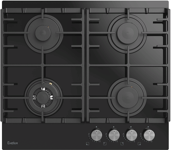 Фото товара: Evelux HEG 650 BG газовая поверхность