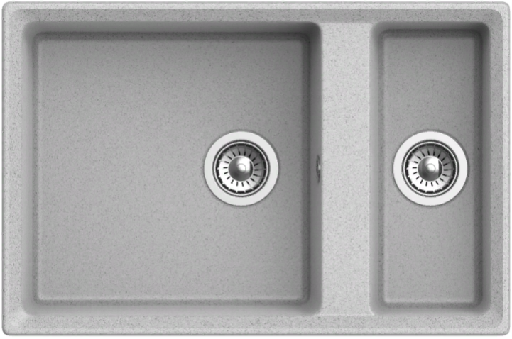 Фото товара: GranFest LEVEL GF-LV-760K, мойка, мрамор, серый