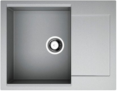 Фото товара: Omoikiri Daisen 65-GR, мойка, гранит, leningrad grey