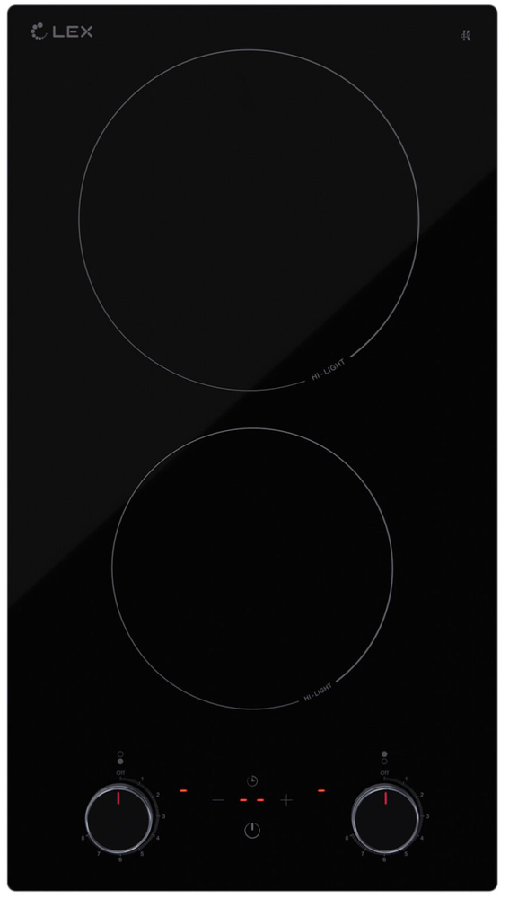 Фото товара: LEX EVH 3020 M BL стеклокерамическая поверхность