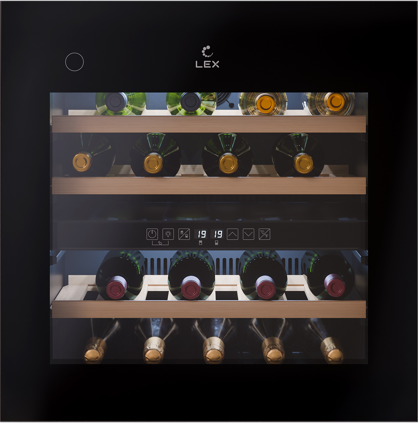 Фото товара: LEX LWD6036BL dual zone PP