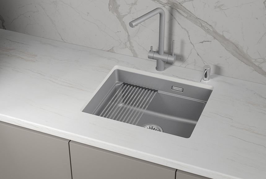 Детальное фото товара: GRANULA 5501iU мойка, гранит, алюминиум