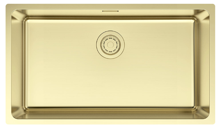 Фото товара: Paulmark YUNI 76 UNI, мойка, нержавеющая сталь, светлое золото