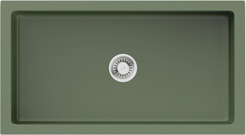 Фото товара: Omoikiri Mikura 83-OL, мойка, керамика, olive