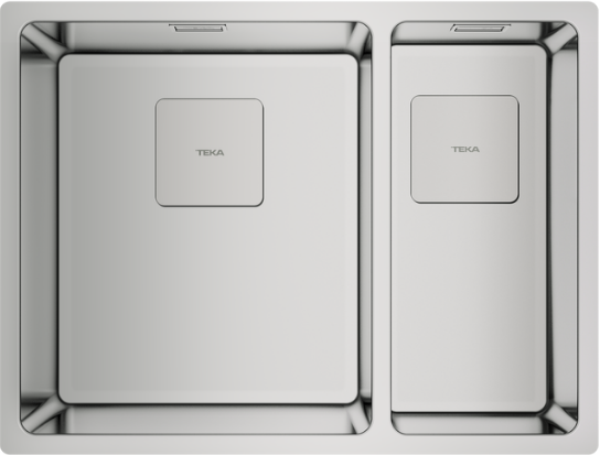 Фото товара: Teka FLEXLINEA RS15 2B 580, мойка, нержавеющая сталь полированная