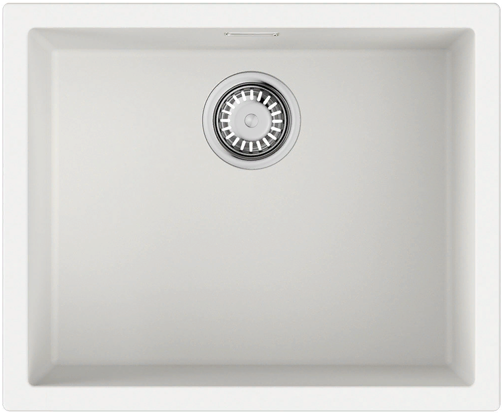 Фото товара: Omoikiri Yamakawa 55T-U/I-WH, мойка, гранит, белый