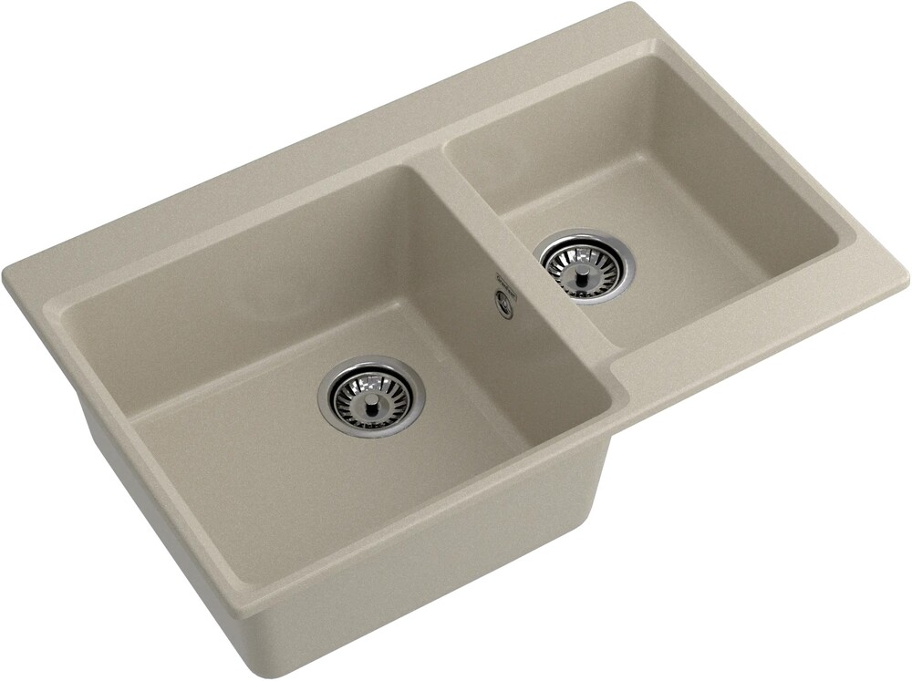 Детальное фото товара: GranFest LEVEL GF-LV-780K, мойка, мрамор, топаз