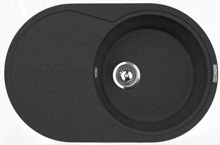 Фото товара: LAVA E.3 BASALT, мойка, гранит, черный