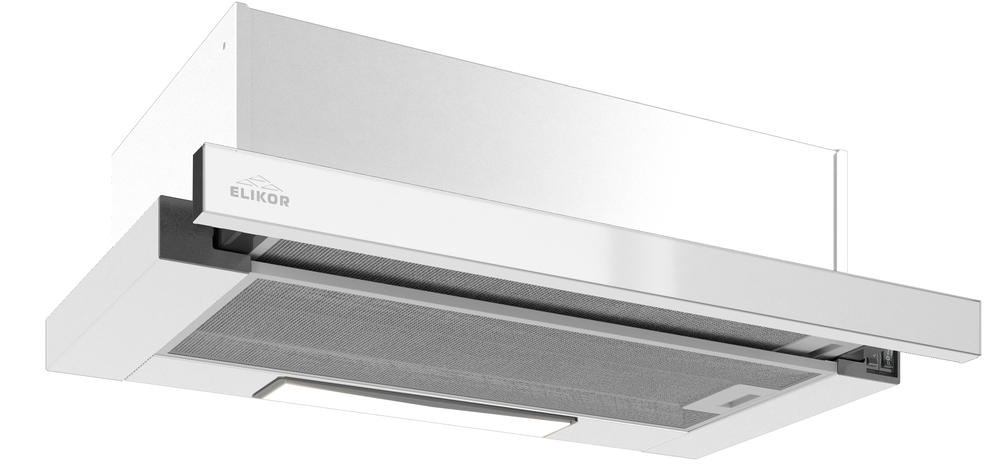 Фото товара: Elikor Интегра GLASS 60П-650-В2Л белый/стекло белое