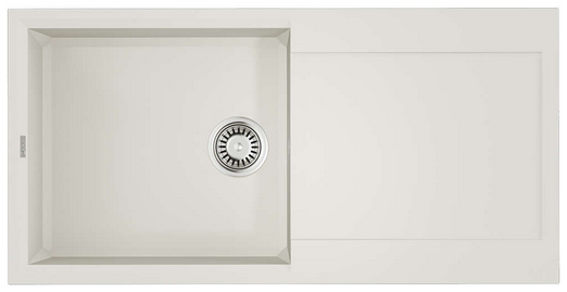Фото товара: Omoikiri Sakaime 100-WH, мойка, гранит, белый