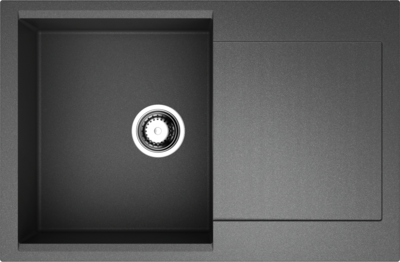 Фото товара: Omoikiri Daisen 78 BL, мойка, гранит, черный