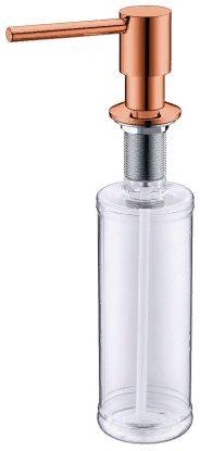 ALVEUS PLUM 0,32L COPPER, дозатор для моющего средства, медь Детальное фото товара: ALVEUS PLUM 0,32L COPPER, дозатор для моющего средства, медь