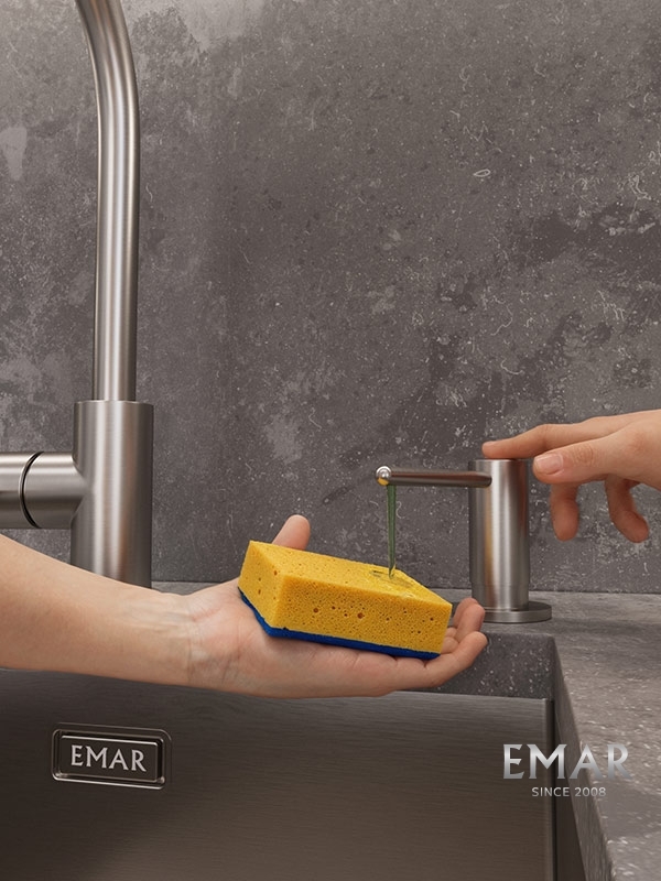Детальное фото товара: Emar ЕД-405 Satin, дозатор для моющего средства, сатин