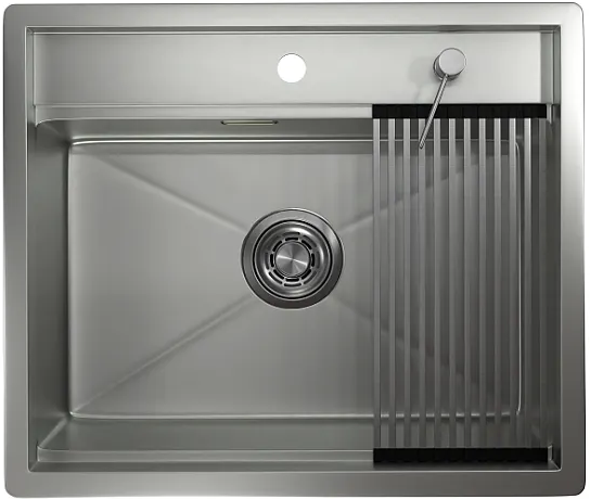 Детальное фото товара: GRANULA 6051 мойка, нержавеющая сталь, сталь матовая