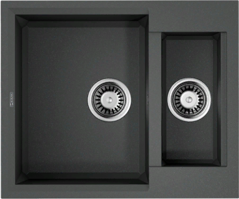 Фото товара: Omoikiri Sakaime 60-2-PL, мойка, гранит, платина