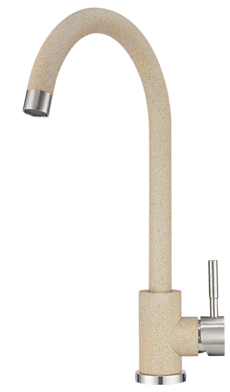 Фото товара: GRANULA 4031 смеситель, гранит, бежевый