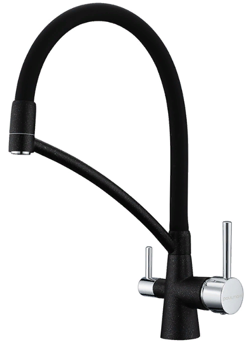 Фото товара: Paulmark SIEGEN, смеситель, гранит, черный металлик