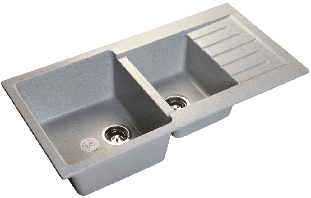 Фото товара: GranFest PRACTIK GF-P-980 KL, мойка, мрамор, серый
