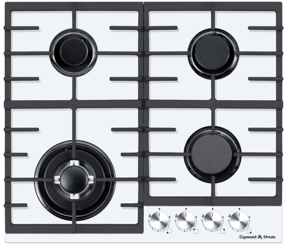 Zigmund & Shtain M 28.6 W Детальное фото товара: Zigmund & Shtain M 28.6 W газовая поверхность
