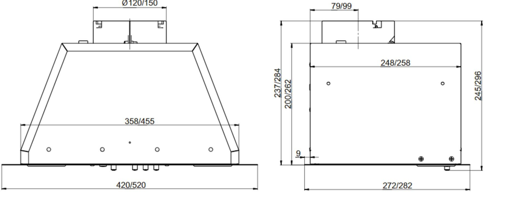 Elikor Врезной блок BOX 52П-700 топленое молоко Детальное фото товара: Elikor Врезной блок BOX 52П-700 топленое молоко