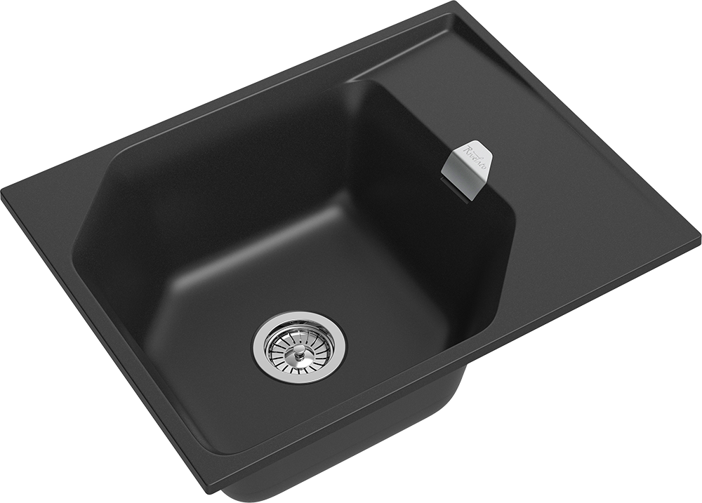 Детальное фото товара: Rivelato LOCUS LS-65 antracite, мойка, гранит, антрацит