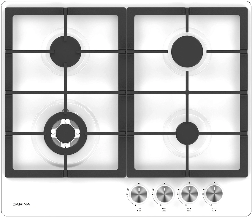 Дарина 1T3 BGM 341 08 W Детальное фото товара: Дарина 1T3 BGM 341 08 W газовая поверхность