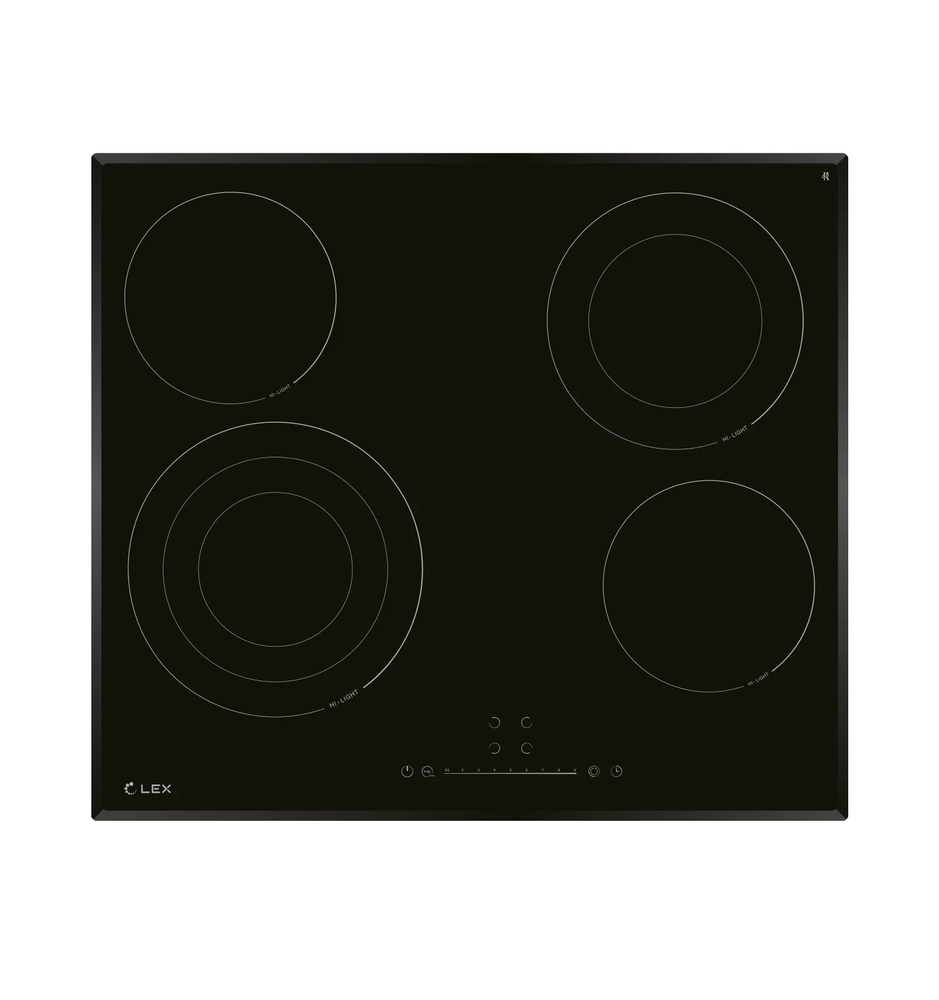 Фото товара: LEX EVH 642C BL стеклокерамическая поверхность