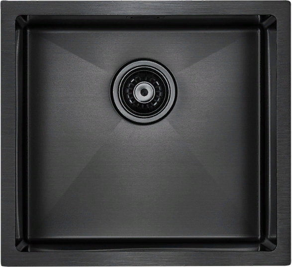 Детальное фото товара: Paulmark ALLER 48 UNI, мойка, нержавеющая сталь, вороненая сталь