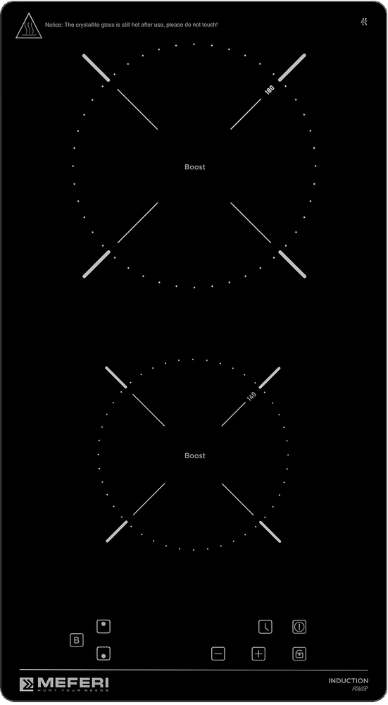 Фото товара: MEFERI MIH302BK POWER индукционная поверхность