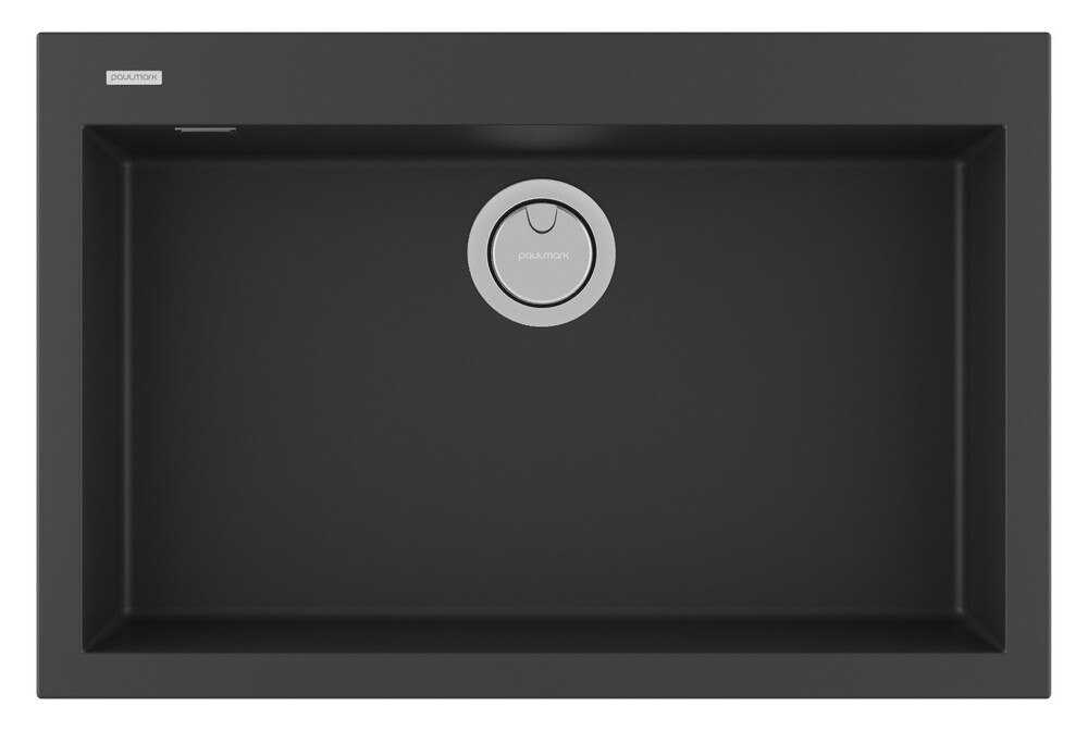 Фото товара: Paulmark DECORATION 76, мойка, гранит, антрацит