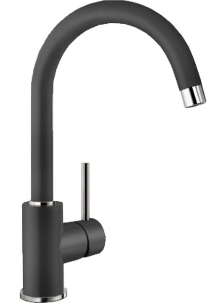 Фото товара: Blanco Mida, смеситель, гранит, антрацит