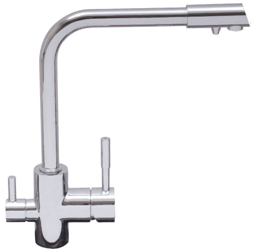 Фото товара: Oulin OL-8073, смеситель, нержавеющая сталь сатин