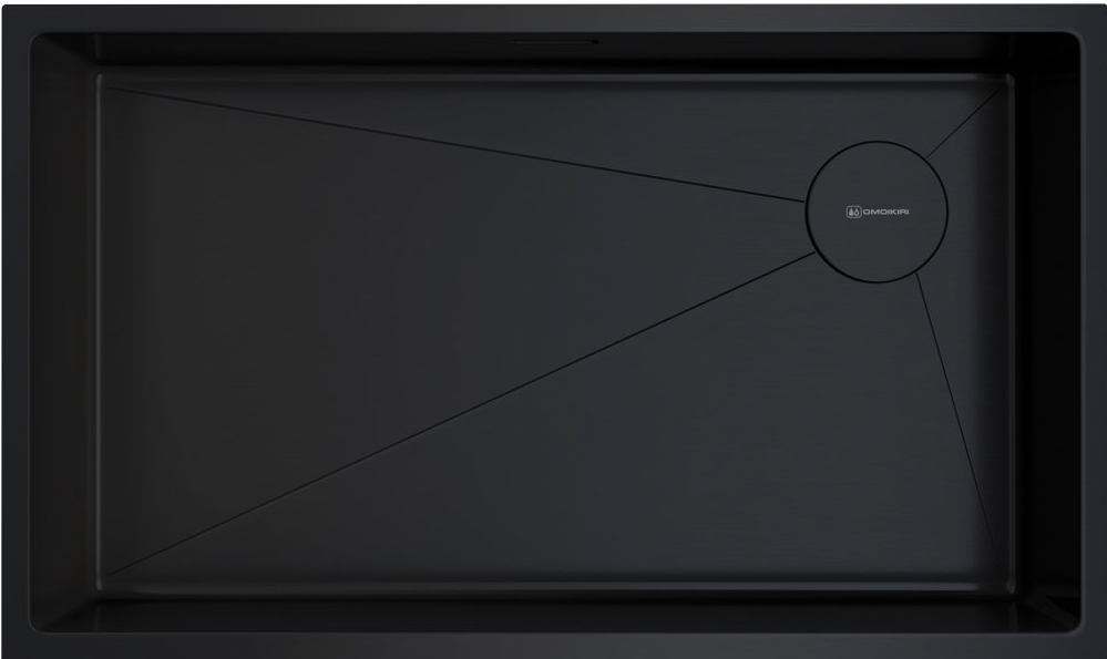 Фото товара: Omoikiri Taki 74-U/IF-GB SIDE, мойка, графит