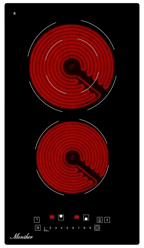 Monsher MHE 35 Детальное фото товара: Monsher MHE 35 стеклокерамическая поверхность