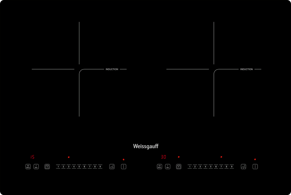 Фото товара: Weissgauff HI 412 H индукционная поверхность