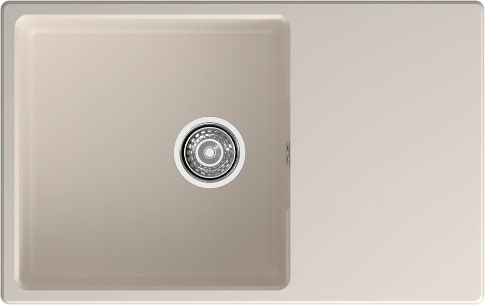 GranFest URBAN 678L, мойка, гранит, белый Фото товара: GranFest URBAN 678L, мойка, гранит, белый