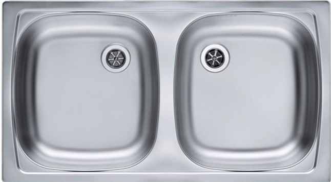 Фото товара: ALVEUS BASIC 160 NAT-60, мойка, нержавеющая сталь (в комплекте с сифоном 1071240)