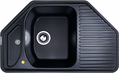 Фото товара: Zigmund & Shtain ECKIG 800, мойка, черный базальт  