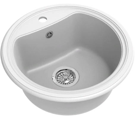 Ewigstein Antik A- R50, мойка, гранит, иней Детальное фото товара: Ewigstein Antik A- R50, мойка, гранит, иней