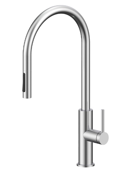 Фото товара: Paulmark Senso, смеситель, брашированная сталь