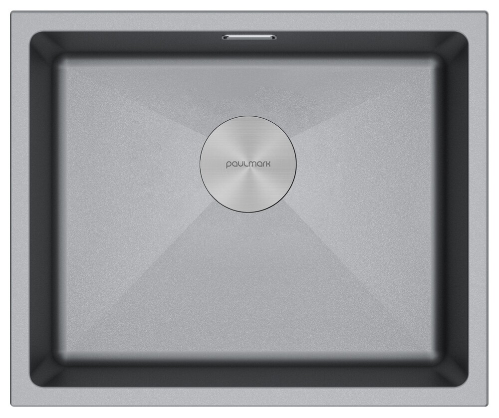 Фото товара: Paulmark LUMI 55UNI, мойка, гранит, серый металлик