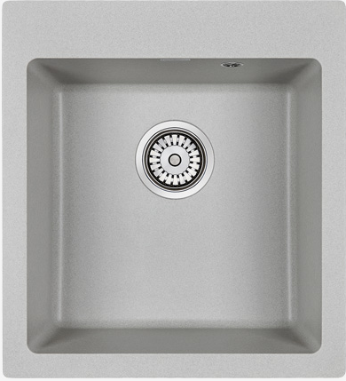 Детальное фото товара: Paulmark KANTE 45, мойка, гранит, серый