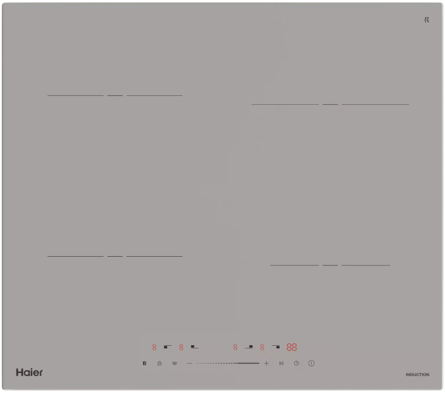 Фото товара: Haier HHY-Y64TVTW индукционная поверхность