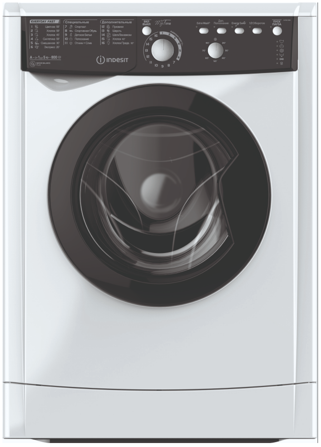 Фото товара: Indesit EWSB 5085 BK CIS