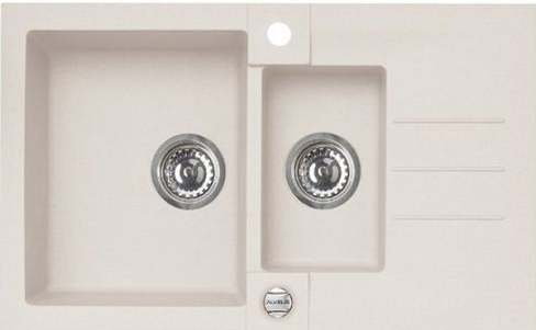 ALVEUS ROCK 70 GRANITAL ARCTIC-G11, мойка, гранит, белый (с сифоном 1105299) Фото товара: ALVEUS ROCK 70 GRANITAL ARCTIC-G11, мойка, гранит, белый (с сифоном 1105299)