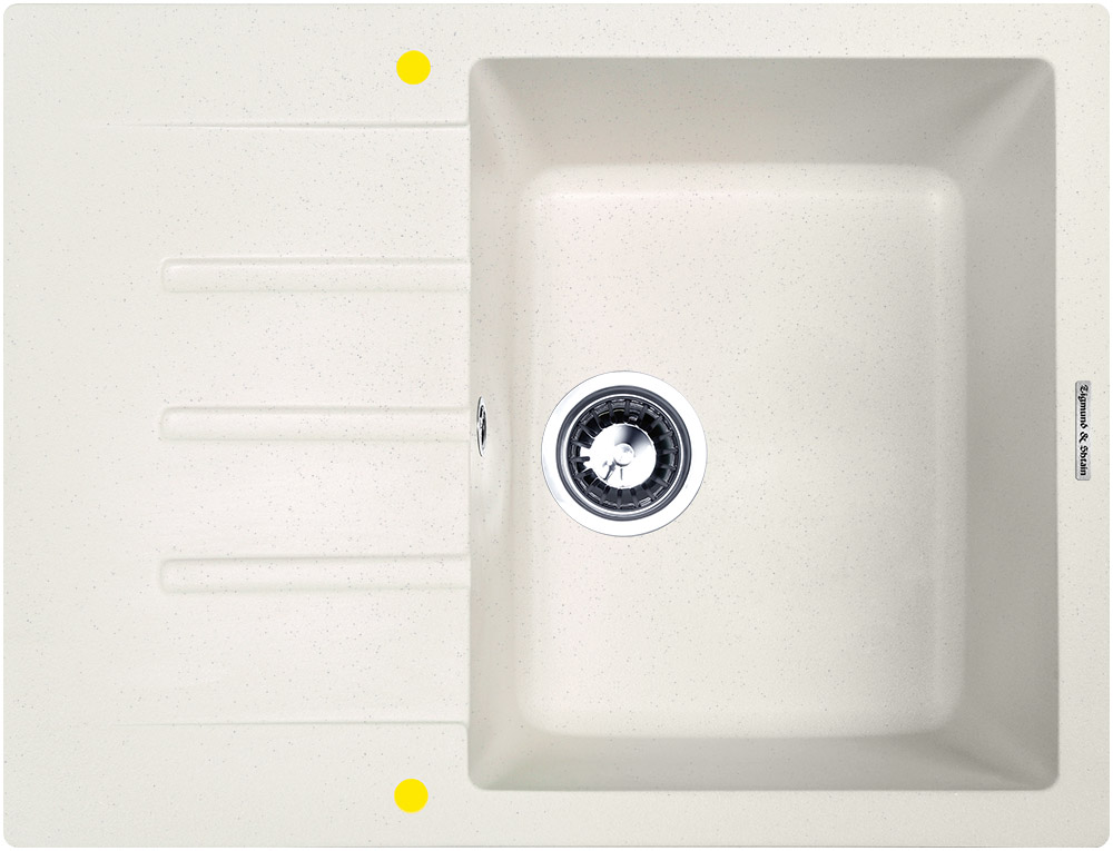 Фото товара: Zigmund & Shtain RECHTECK 645, мойка, каменная соль