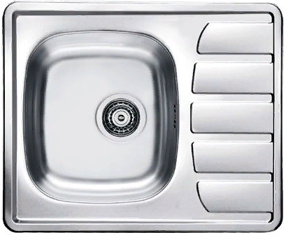 Детальное фото товара: ALVEUS ZOOM 10 NAT-90, мойка, нержавеющая сталь (в комплекте с сифоном 1130550)